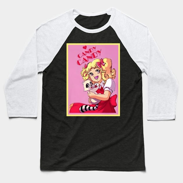 Knit of Candy Candy Baseball T-Shirt by AFTERxesH